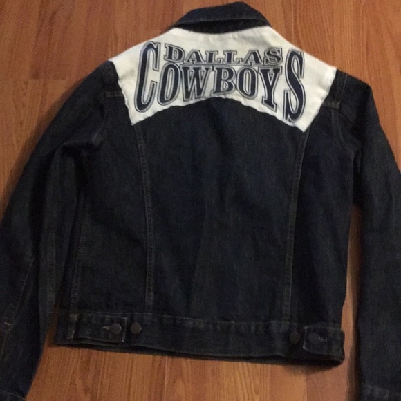 Divided Dallas Cowboy Jean Jacket size Medium (W) - Picture 4 of 5
